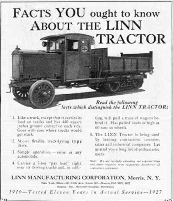 Linn Logging Tractor 1927